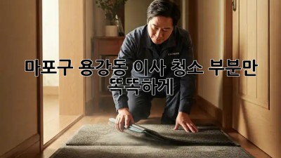 마포구 용강동 이사 청소🧹 부분만? 똑똑하게! ✨